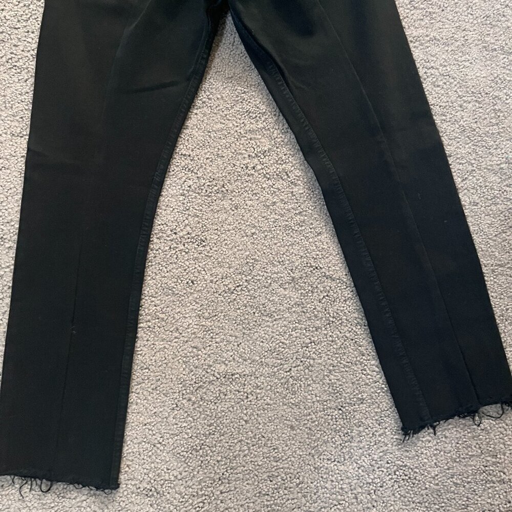 REFORMATION X LEVI'S REPURPOSED UPCYCLED REDESIGNED BLACK JEANS  FITTED  EUC  27 - Picture 8 of 15